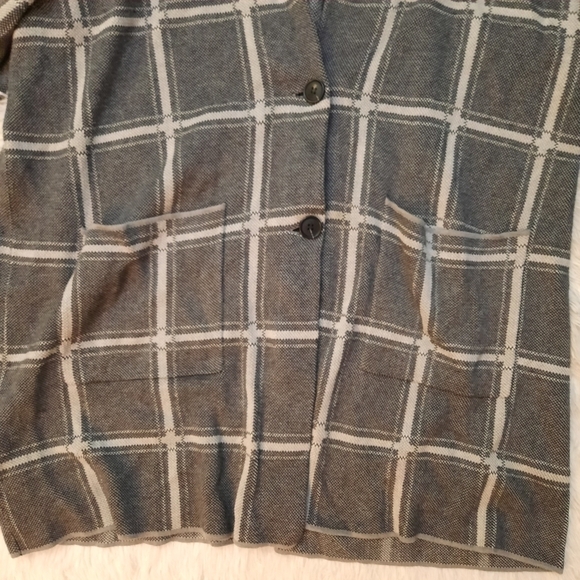 🌟 Tribal plaid car coat jacket size XXL - Picture 3 of 7